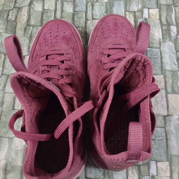 Nike Air Force 1 Ultraforce Mid ‘Force Is Female’ Wine Women Sz. 6.5 Worn Twice - Picture 8 of 12